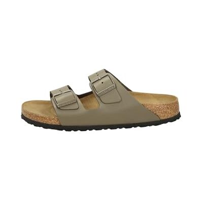 Birkenstock Arizona Sandalo Con DOPPIA Fascia E Chiusura Con FIBBIE 43/Concrete Gray-N - Publicité Birkenstock Arizona Sandalo Con DOPPIA Fascia E Chiusura Con FIBBIE 43/Concrete Gray-N - Publicité