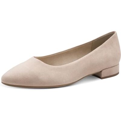 Jana Ballerines Femme à Talon Bloc Vegan, Beige, 41 EU - Publicité Jana Ballerines Femme à Talon Bloc Vegan, Beige, 41 EU - Publicité
