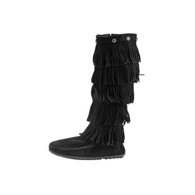 Minnetonka 165, Bottes Indiennes Femme, Noir (Black), 38 EU - Publicité Minnetonka 165, Bottes Indiennes Femme, Noir (Black), 38 EU - Publicité