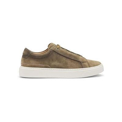 BOSS Hommes GaryTenn sdhdel Baskets Gary en Cuir suédé avec système de laçage élastique - Publicité BOSS Hommes GaryTenn sdhdel Baskets Gary en Cuir suédé avec système de laçage élastique - Publicité