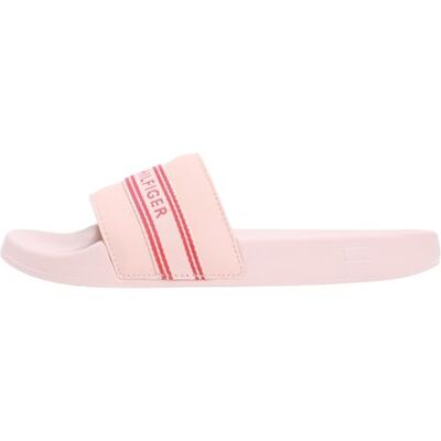 Tommy Hilfiger Th Webbing Pool Slide Toboggan pour femme, rose (rose brumeux), pointure 7 - Publicité Tommy Hilfiger Th Webbing Pool Slide Toboggan pour femme, rose (rose brumeux), pointure 7 - Publicité
