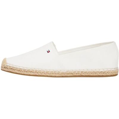Tommy Hilfiger Espadrilles Femme Flag Canvas avec Logo, Blanc (Ecru), 37 - Publicité Tommy Hilfiger Espadrilles Femme Flag Canvas avec Logo, Blanc (Ecru), 37 - Publicité