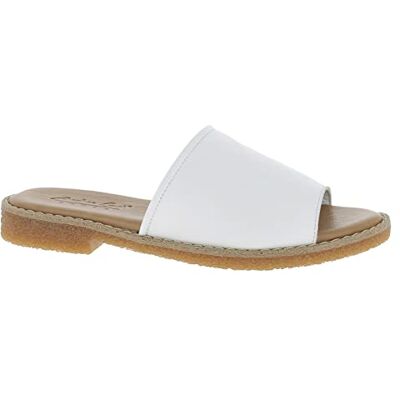 Andrea Conti Mules pour Femme, Blanc, 39 EU - Publicité Andrea Conti Mules pour Femme, Blanc, 39 EU - Publicité
