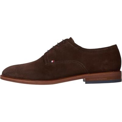 Tommy Hilfiger Chaussures Derby Homme Thunit en Daim, Marron (Legacy Brown), 40 - Publicité Tommy Hilfiger Chaussures Derby Homme Thunit en Daim, Marron (Legacy Brown), 40 - Publicité