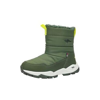 KangaROOS K-FR Floki RTX Botte de Neige, Olive, Citron Vert, 36 EU - Publicité KangaROOS K-FR Floki RTX Botte de Neige, Olive, Citron Vert, 36 EU - Publicité