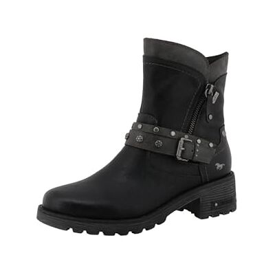 MUSTANG Bottines Femme, Pointure:37 EU, La Couleur:Noir - Publicité MUSTANG Bottines Femme, Pointure:37 EU, La Couleur:Noir - Publicité