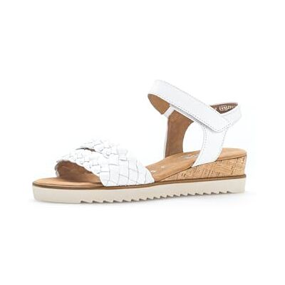 Gabor Sandales à lanières pour femme, Blanc 50, 38.5 EU - Publicité Gabor Sandales à lanières pour femme, Blanc 50, 38.5 EU - Publicité