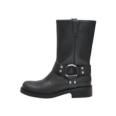 Only Femme PU Biker Boot Onlbax-1 Bottes de Motard en polyuréthane, Noir, 38 EU - Publicité Only Femme PU Biker Boot Onlbax-1 Bottes de Motard en polyuréthane, Noir, 38 EU - Publicité