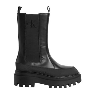 Calvin Klein Jeans Bottines femme en cuir Ref 6154-40 - Publicité Calvin Klein Jeans Bottines femme en cuir Ref 6154-40 - Publicité