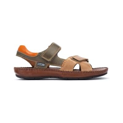Pikolinos Sandales plates en Cuir TARIFA pour Homme Color CASTOR - Publicité Pikolinos Sandales plates en Cuir TARIFA pour Homme Color CASTOR - Publicité