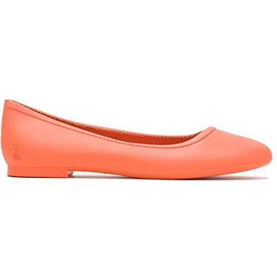 Hush Puppies Women's Brite Pops Ballet Flat, Orange, 38 EU - Publicité Hush Puppies Women's Brite Pops Ballet Flat, Orange, 38 EU - Publicité