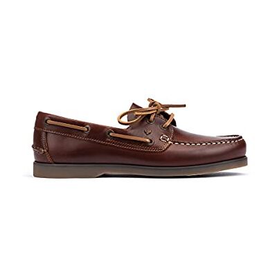 MARTINELLI Chaussures Bateau en Cuir Hans pour Homme Color Cognac - Publicité MARTINELLI Chaussures Bateau en Cuir Hans pour Homme Color Cognac - Publicité