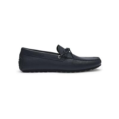 BOSS Hommes Noel Mocc Mocassins en Cuir grainé avec Semelle à Picots - Publicité BOSS Hommes Noel Mocc Mocassins en Cuir grainé avec Semelle à Picots - Publicité