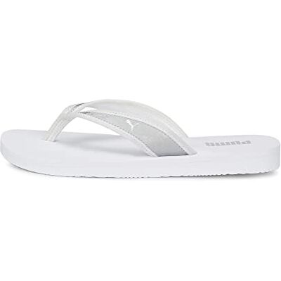 Sandy Flip Space Metallics Tongs pour femme, Argent mat PUMA Blanc PUMA Argent, 42 EU - Publicité Sandy Flip Space Metallics Tongs pour femme, Argent mat PUMA Blanc PUMA Argent, 42 EU - Publicité