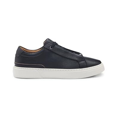 BOSS Hommes Gary Tenn Baskets Gary en Cuir grainé avec Finitions Signature - Publicité BOSS Hommes Gary Tenn Baskets Gary en Cuir grainé avec Finitions Signature - Publicité