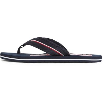 Tommy Hilfiger Tongs Homme Corporate Beach Sandal Tongs, Bleu (Desert Sky), 43 - Publicité Tommy Hilfiger Tongs Homme Corporate Beach Sandal Tongs, Bleu (Desert Sky), 43 - Publicité