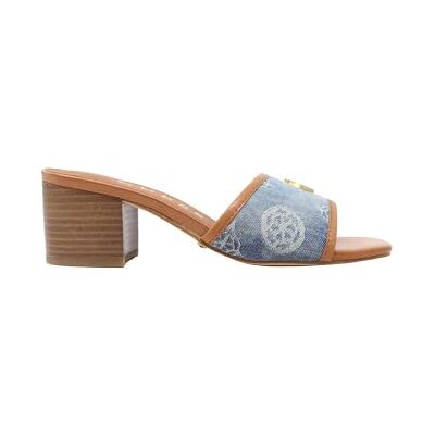 Guess Mules pour femme Bleu Mélange textile et synthétique, bleu, 39 EU - Publicité Guess Mules pour femme Bleu Mélange textile et synthétique, bleu, 39 EU - Publicité