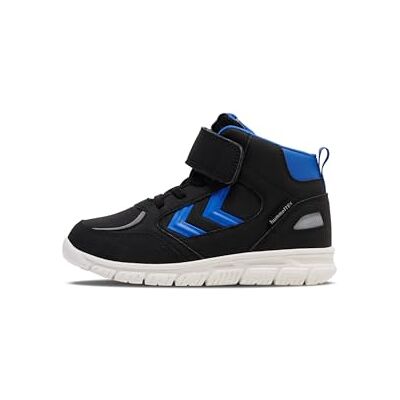 Hummel X-LIGHT 2.0 MID TEX JR, Bottine, BLACK/BLUE, - Publicité Hummel X-LIGHT 2.0 MID TEX JR, Bottine, BLACK/BLUE, - Publicité