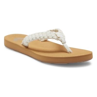Roxy Sandales Porto IV pour femme, naturel, 42 EU - Publicité Roxy Sandales Porto IV pour femme, naturel, 42 EU - Publicité