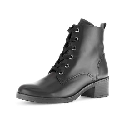 Gabor Bottines à lacets pour femme, largeur supplémentaire modérée (G), Noir 57., 37 EU - Publicité Gabor Bottines à lacets pour femme, largeur supplémentaire modérée (G), Noir 57., 37 EU - Publicité