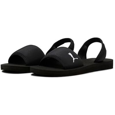 Sandy Playa Sandales à enfiler pour femme, noir et blanc, pointure 39, Puma noir Puma blanc., 39 EU - Publicité Sandy Playa Sandales à enfiler pour femme, noir et blanc, pointure 39, Puma noir Puma blanc., 39 EU - Publicité