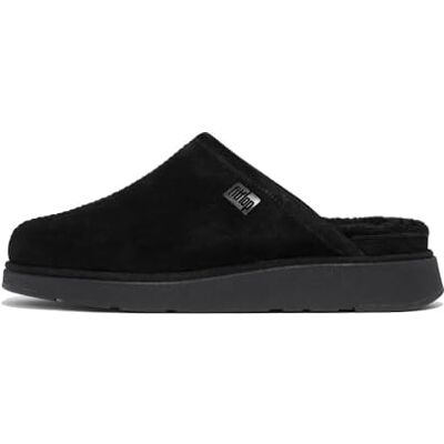 Fitflop Gen-FF Pantoufles en Daim doublé de Peau de Mouton pour Homme Chaussure, Noir, 47 EU - Publicité Fitflop Gen-FF Pantoufles en Daim doublé de Peau de Mouton pour Homme Chaussure, Noir, 47 EU - Publicité