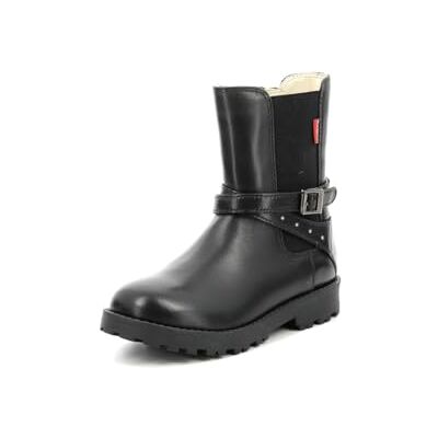 Kickers Groozmy, Boots Fille, Noir, 28 - Publicité Kickers Groozmy, Boots Fille, Noir, 28 - Publicité