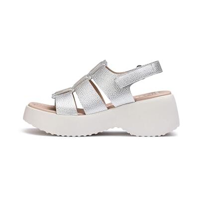 Wonders Silver Nora Sandals Metallics 39 - Publicité Wonders Silver Nora Sandals Metallics 39 - Publicité