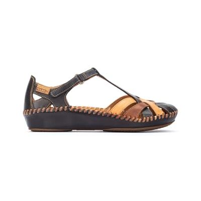 Pikolinos Chaussure Semi-Ouverts en Cuir P. Vallarta pour Femme Color Navy Blue - Publicité Pikolinos Chaussure Semi-Ouverts en Cuir P. Vallarta pour Femme Color Navy Blue - Publicité
