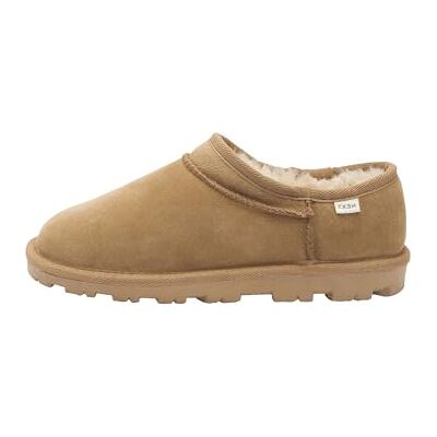 NEXT Femme Chaussons en daim doublés de fourrure synthétique Chestnut Brown 38 - Publicité NEXT Femme Chaussons en daim doublés de fourrure synthétique Chestnut Brown 38 - Publicité
