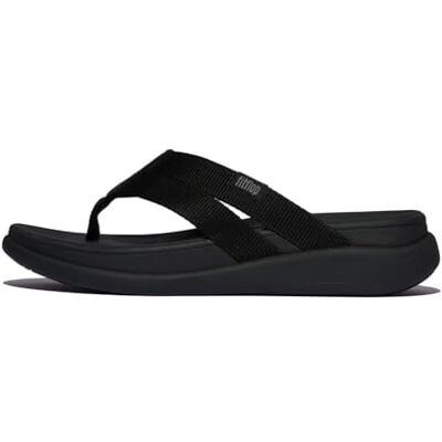Fitflop F-Mode Go Tongs plates à bretelles pour femme, Noir, 37 EU - Publicité Fitflop F-Mode Go Tongs plates à bretelles pour femme, Noir, 37 EU - Publicité