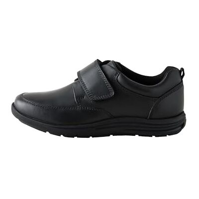 NEXT Garçon Chaussures d'école en Cuir à 1 Bride Scratch Pointure Extra - Publicité NEXT Garçon Chaussures d'école en Cuir à 1 Bride Scratch Pointure Extra - Publicité