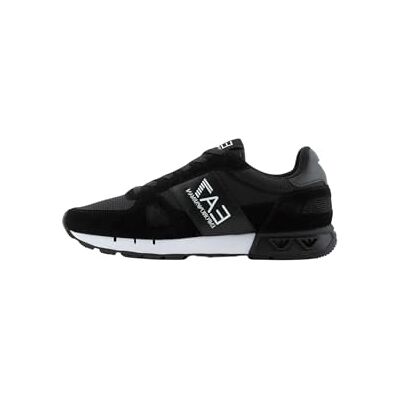 Emporio Armani Sneakers Cuir Textile Ea7 - Publicité Emporio Armani Sneakers Cuir Textile Ea7 - Publicité