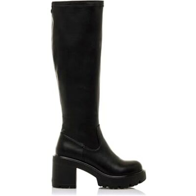 MTNG Bottes à Talons Femme Emeline 54890 61403 Noir - Publicité MTNG Bottes à Talons Femme Emeline 54890 61403 Noir - Publicité