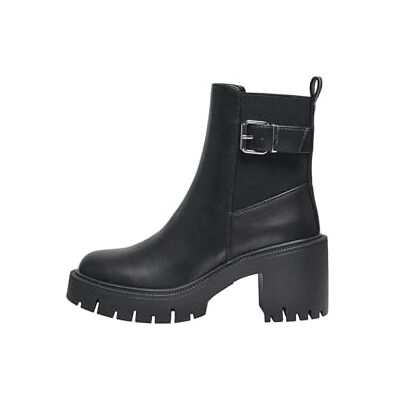 Only Femme Boot Onlbluebell-2 Buckle Bottines, Noir, 41 EU - Publicité Only Femme Boot Onlbluebell-2 Buckle Bottines, Noir, 41 EU - Publicité