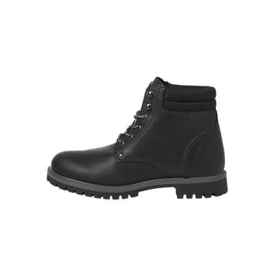 Jack & Jones Bottines à lacets Jfwstanton en cuir pour homme, anthracite, 41 EU - Publicité Jack & Jones Bottines à lacets Jfwstanton en cuir pour homme, anthracite, 41 EU - Publicité