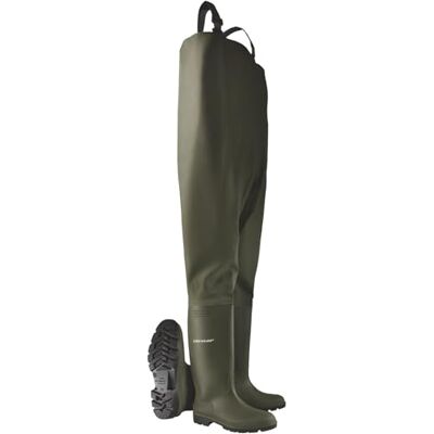 Dunlop Waders Olive 43 - Publicité Dunlop Waders Olive 43 - Publicité