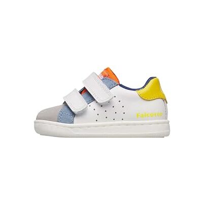 Falcotto Baskets en Cuir et en Daim, Blanc-Gris- 18 - Publicité Falcotto Baskets en Cuir et en Daim, Blanc-Gris- 18 - Publicité