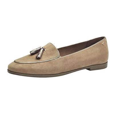 Tamaris Mocassin Femme plat Cuir beige 37 EU - Publicité Tamaris Mocassin Femme plat Cuir beige 37 EU - Publicité