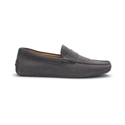 BOSS Hommes Noel Mocc Mocassins en Cuir suédé avec Finition Penny - Publicité BOSS Hommes Noel Mocc Mocassins en Cuir suédé avec Finition Penny - Publicité