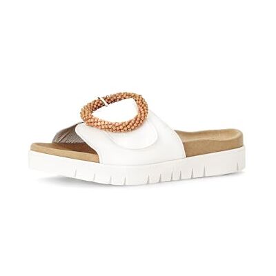 Gabor Mules pour femme, Blanc 21, 42 EU - Publicité Gabor Mules pour femme, Blanc 21, 42 EU - Publicité