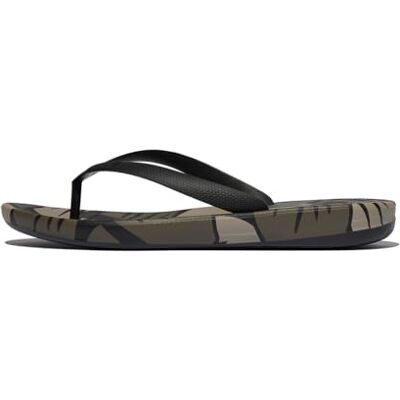 Fitflop Homme Iqushion Mens Leaf-Print Ergonomic Flip-Flops Tongues, Noir, 42 EU - Publicité Fitflop Homme Iqushion Mens Leaf-Print Ergonomic Flip-Flops Tongues, Noir, 42 EU - Publicité