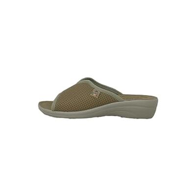 Fly Flot Atella, Sandales en Maille élastique Ouverte, Semelle rembourrée en Cuir pour Femme Glissante, Beige, 38 EU - Publicité Fly Flot Atella, Sandales en Maille élastique Ouverte, Semelle rembourrée en Cuir pour Femme Glissante, Beige, 38 EU - Publicité