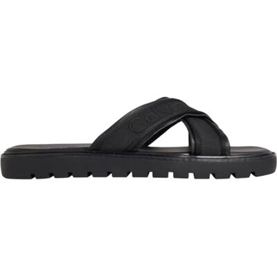 Calvin Klein Sandales plates Sq Molded Xcross Wb pour homme, noir (triple noir), 10,5 - Publicité Calvin Klein Sandales plates Sq Molded Xcross Wb pour homme, noir (triple noir), 10,5 - Publicité
