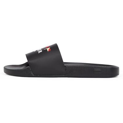 Tommy Hilfiger Claquettes Homme Flags avec Logo, Noir (Black), 40 - Publicité Tommy Hilfiger Claquettes Homme Flags avec Logo, Noir (Black), 40 - Publicité