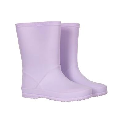 Mountain Warehouse Bottes en caoutchouc unies pour enfants – Imperméables, doublées en jersey doux, semelle antidérapante, garçons et filles – Printemps été, pluie, école, extérieur, Lilas Lot de 1 - Publicité Mountain Warehouse Bottes en caoutchouc unies pour enfants – Imperméables, doublées en jersey doux, semelle antidérapante, garçons et filles – Printemps été, pluie, école, extérieur, Lilas Lot de 1 - Publicité