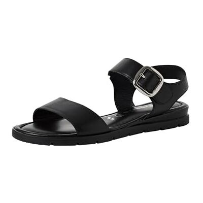 Tamaris Sandales plates pour femme, Noir, 38 EU - Publicité Tamaris Sandales plates pour femme, Noir, 38 EU - Publicité
