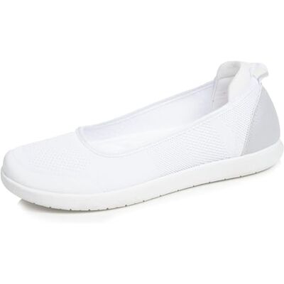 Isotoner Ballerines Femme Facile à Enfiler, Semelle à mémoire Forme,Confortable et légère, 37, Blanc - Publicité Isotoner Ballerines Femme Facile à Enfiler, Semelle à mémoire Forme,Confortable et légère, 37, Blanc - Publicité
