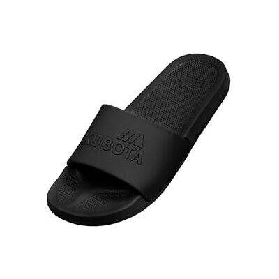 Kubota Claquette Femme Sandales à enfiler Chaussures Pour Piscine et Plage Sandales été Noir Lisse 39 - Publicité Kubota Claquette Femme Sandales à enfiler Chaussures Pour Piscine et Plage Sandales été Noir Lisse 39 - Publicité