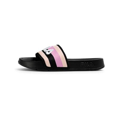 Fila Morro Bay Sandales à rayures pour femme avec semelle légère en EVA, noir (black-prism pink), pointure 41 - Publicité Fila Morro Bay Sandales à rayures pour femme avec semelle légère en EVA, noir (black-prism pink), pointure 41 - Publicité